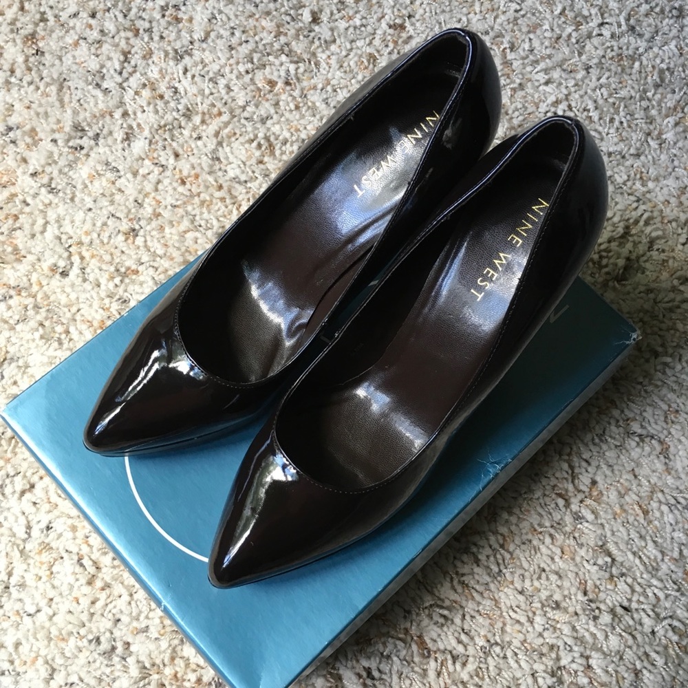 Nine West Chocolate Brown Heels